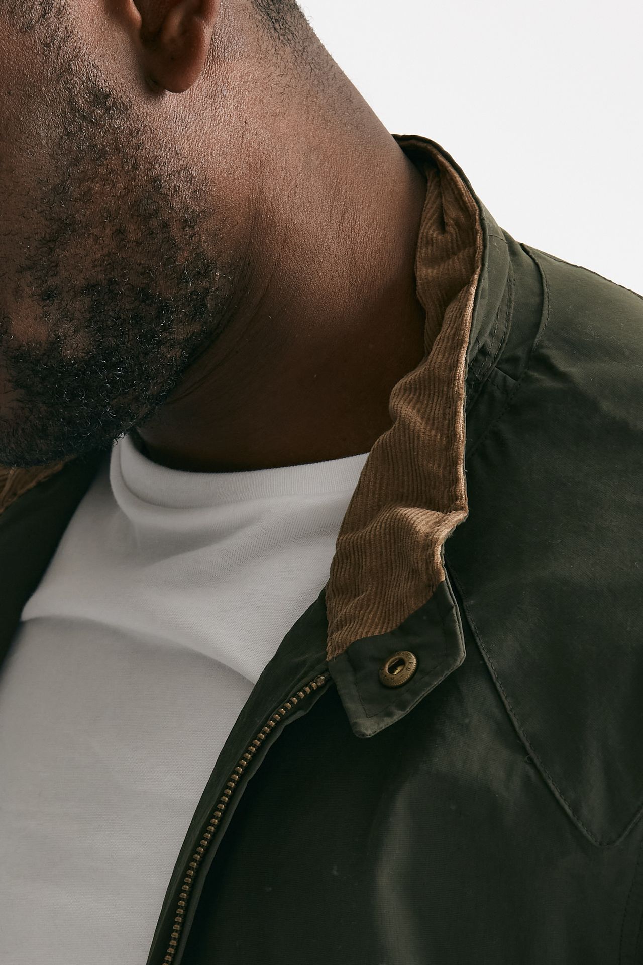 Bomber HARRINGTON RECTIFIER in cotone verde
