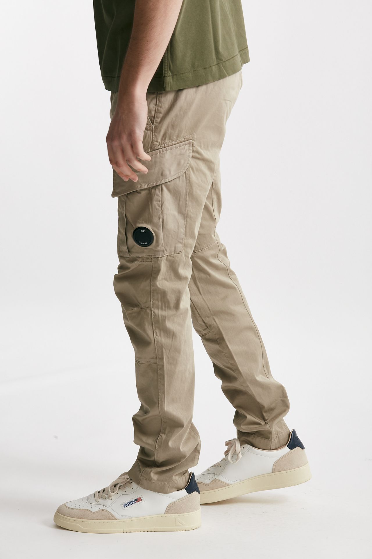 Pantalone cargo STRETCH SATEEN UTILITY CARGO beige