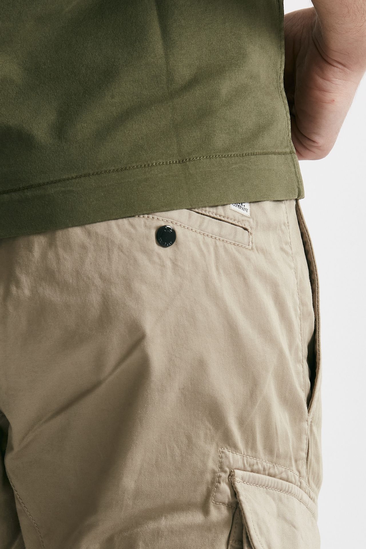 Pantalone cargo STRETCH SATEEN UTILITY CARGO beige