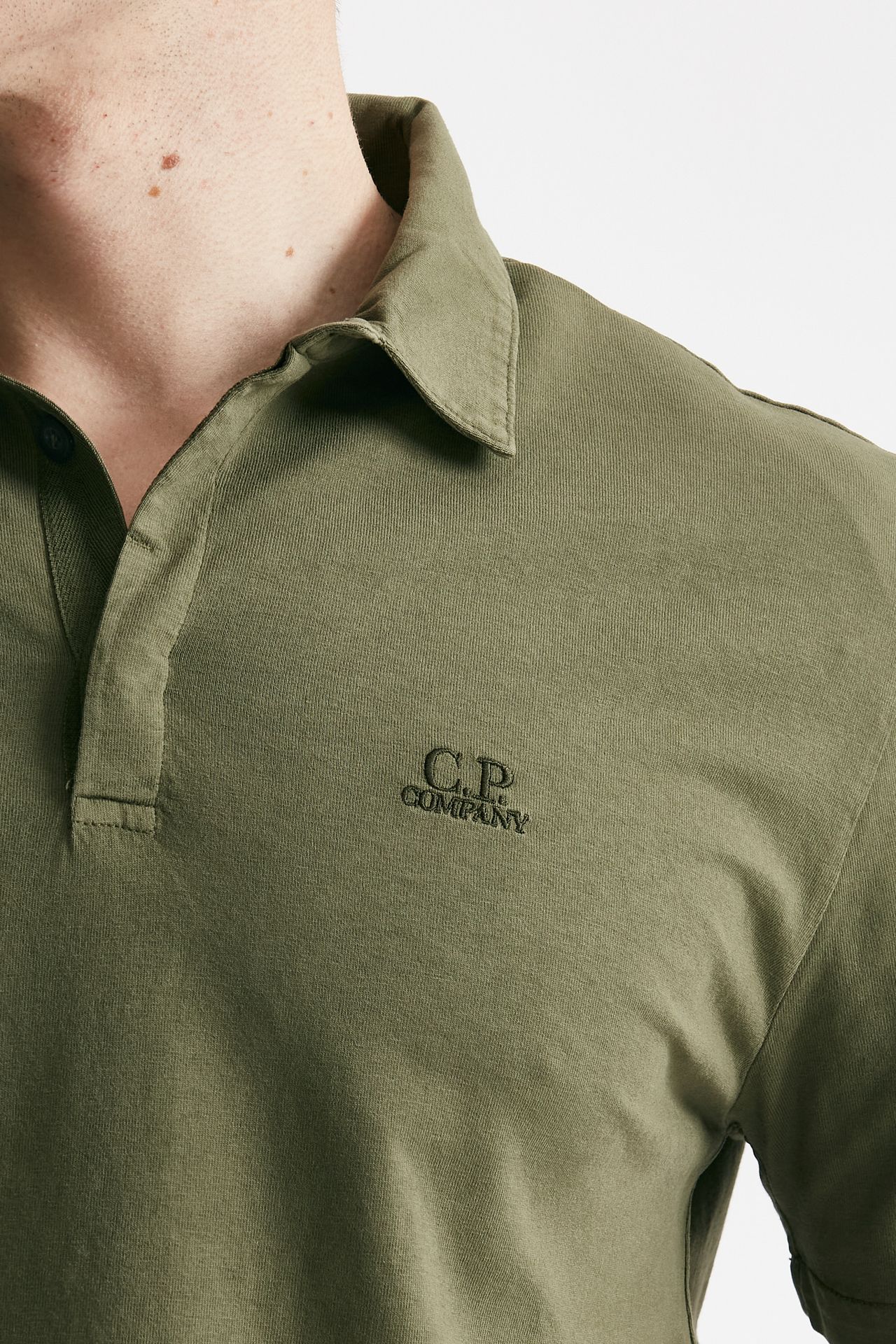 Polo in cotone LOGO POLO verde