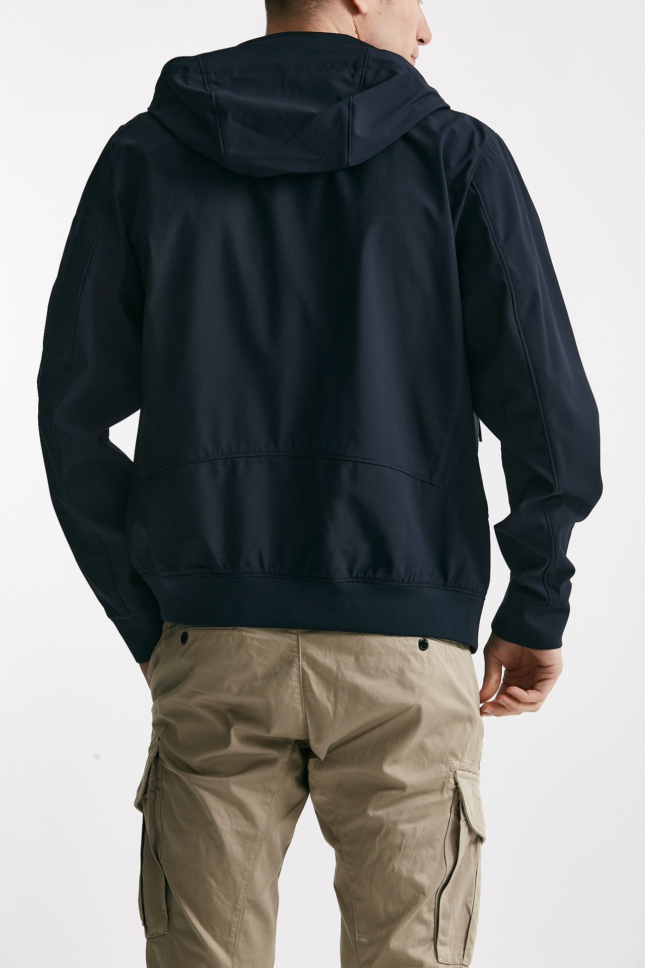 Giubbino C.P. Shell-R Hooded Jacket blu
