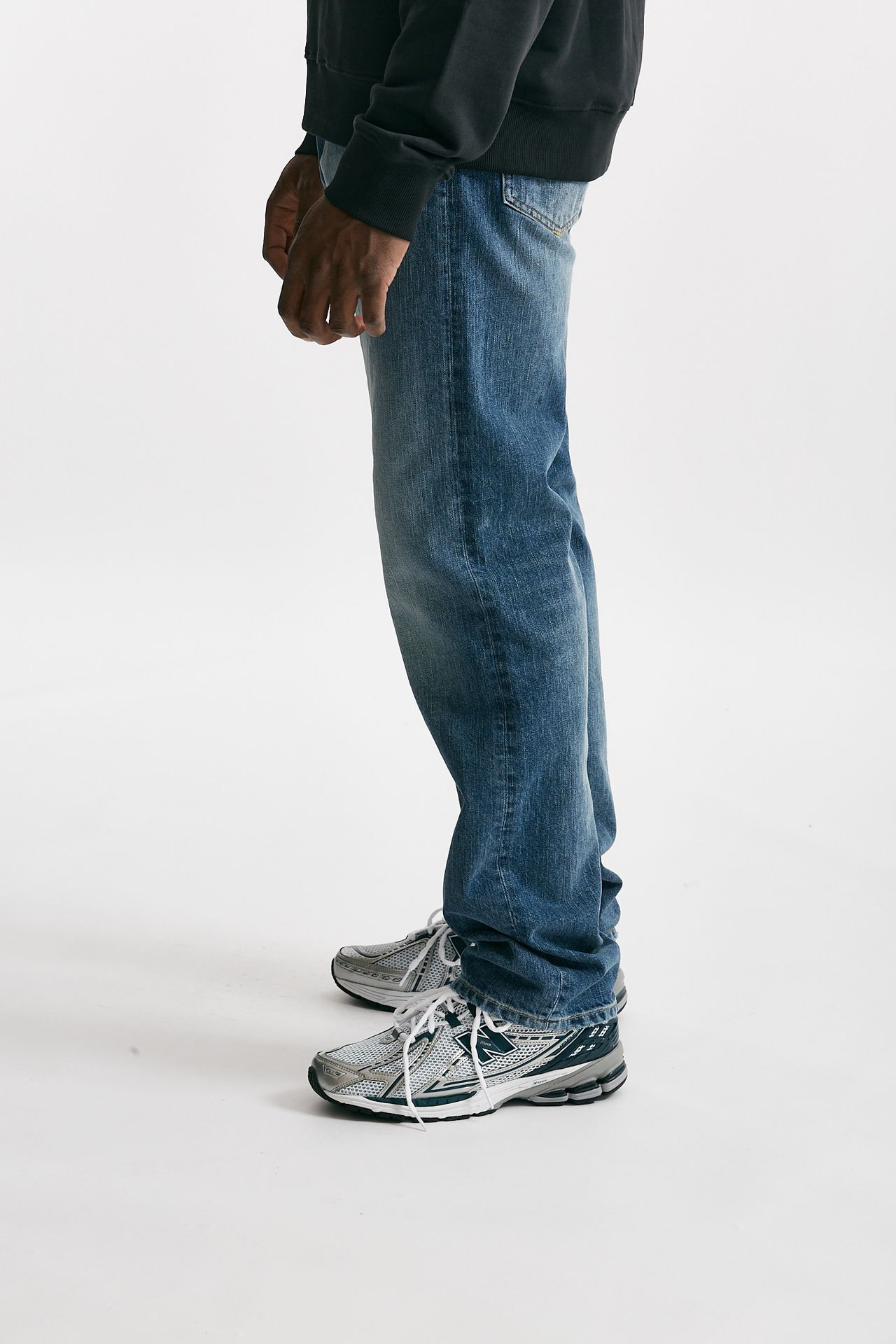 Jeans in cotone fermo BOWL chiaro