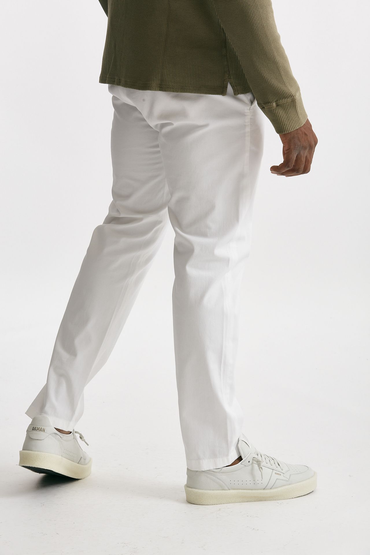 Pantalone PRINCE in cotone stretch  bianco