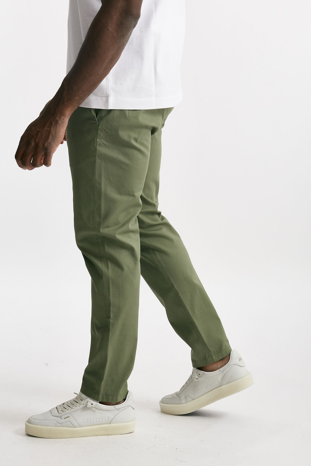 Pantalone PRINCE in cotone stretch verde
