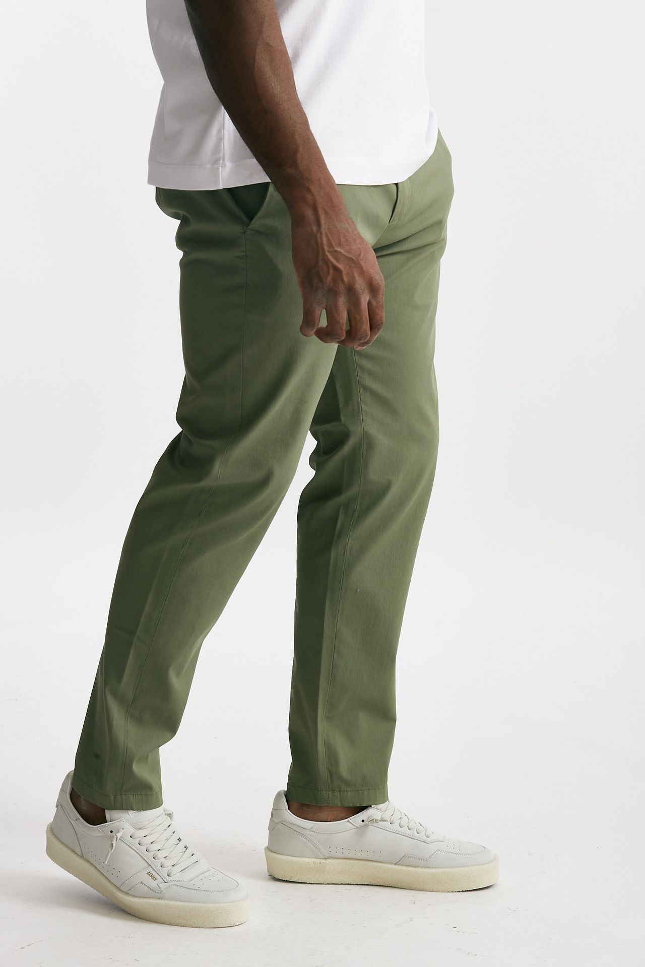 Pantalone PRINCE in cotone stretch verde
