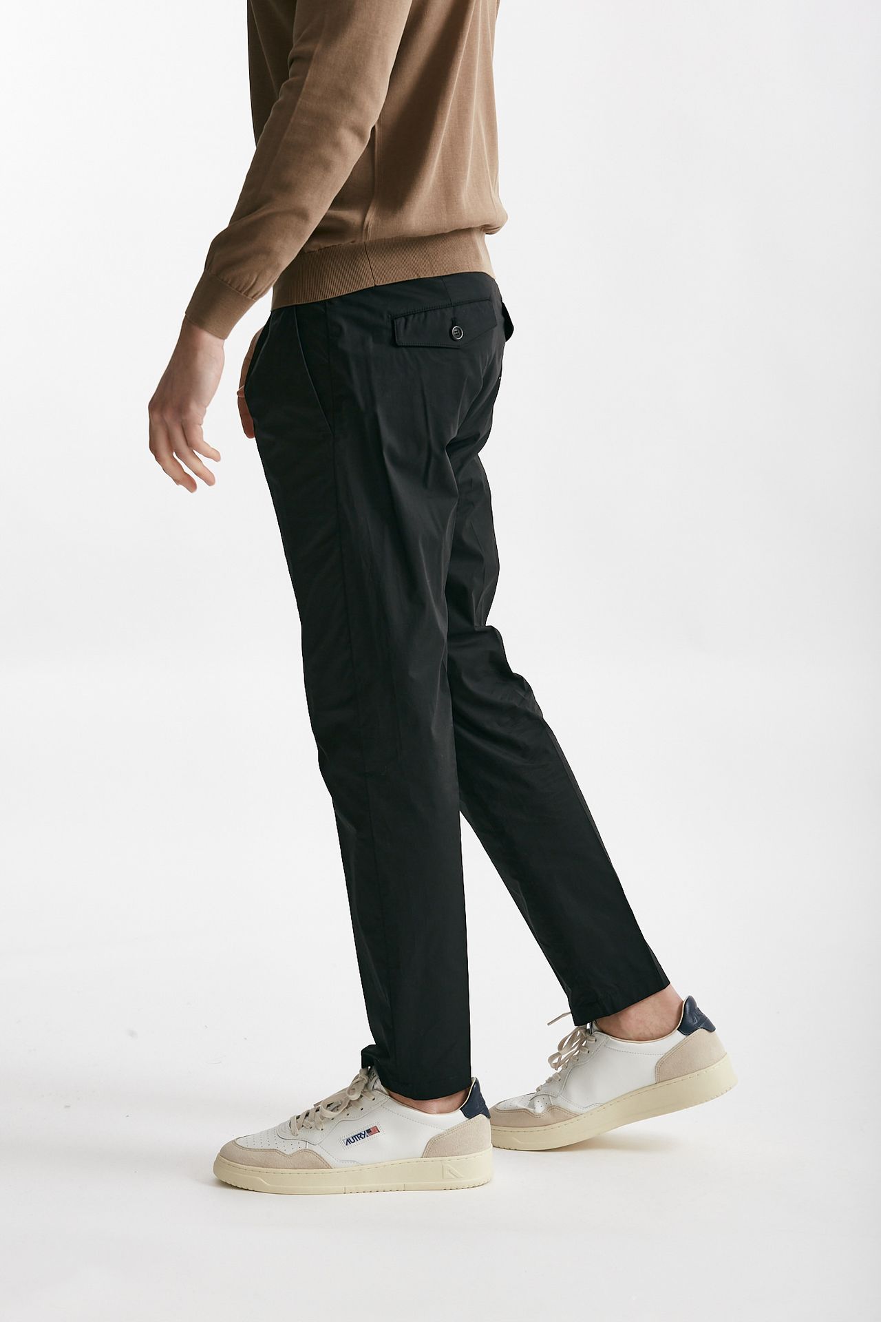 Pantalone in cotone stretch PRINCE PENCES nero