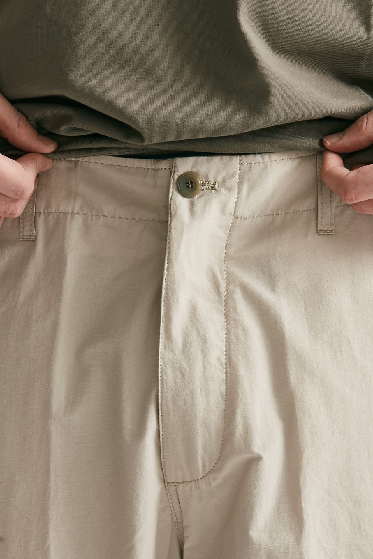 Pantalone cargo cotone e poliestere FLEET beige