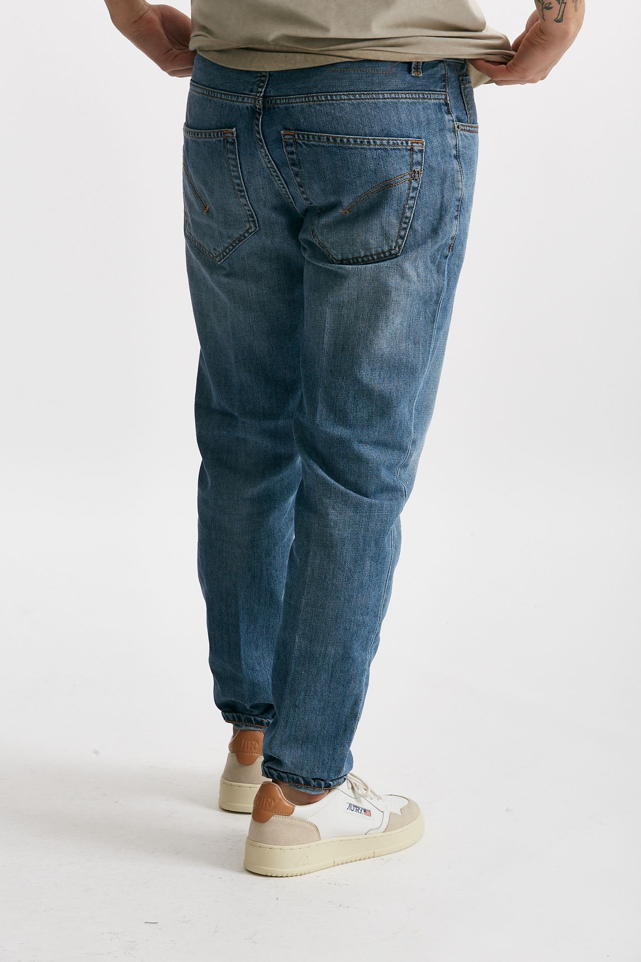Jeans BRIGHTON lavaggio chiaro cotone fermo