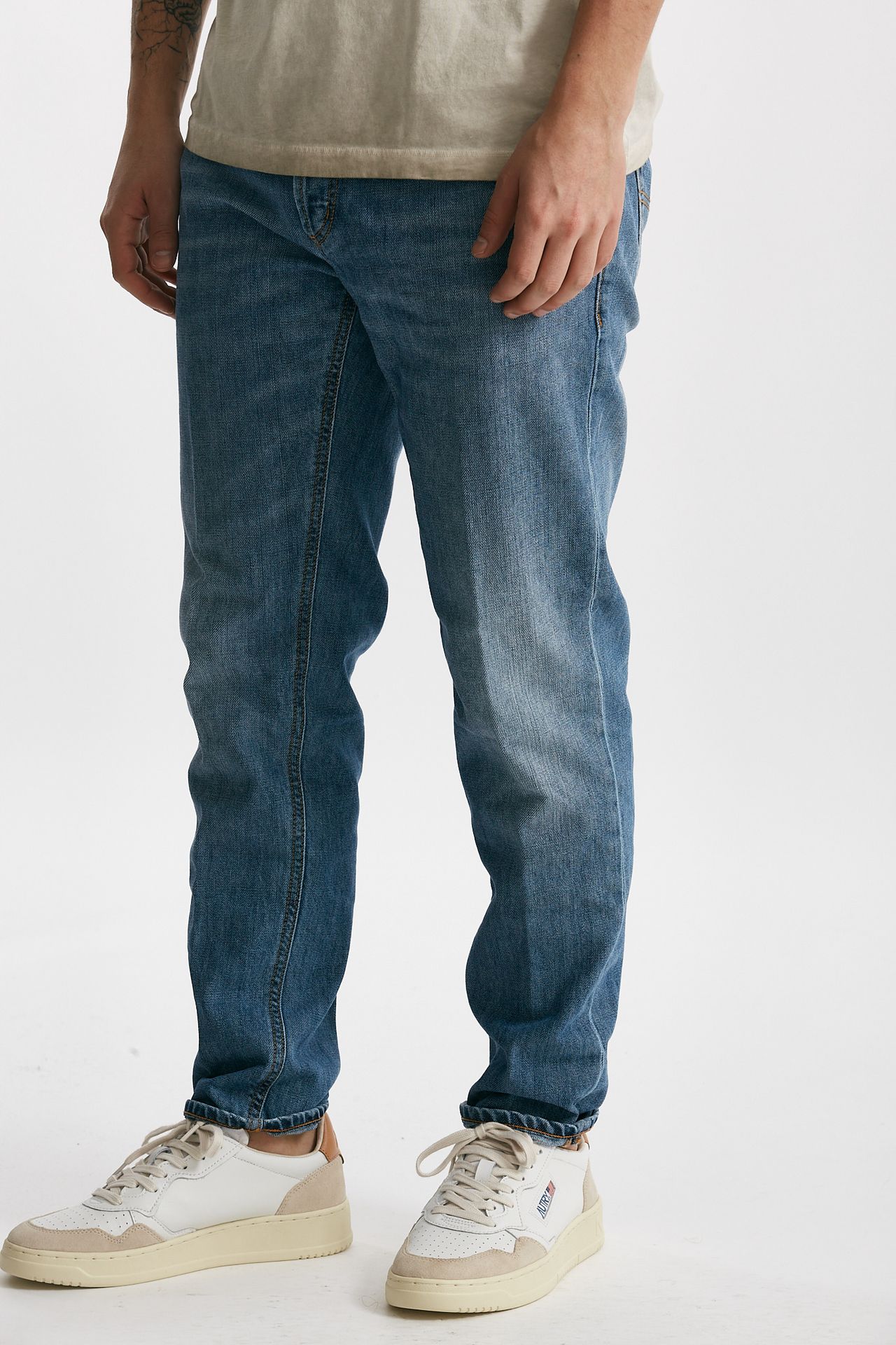 Jeans BRIGHTON lavaggio chiaro cotone fermo
