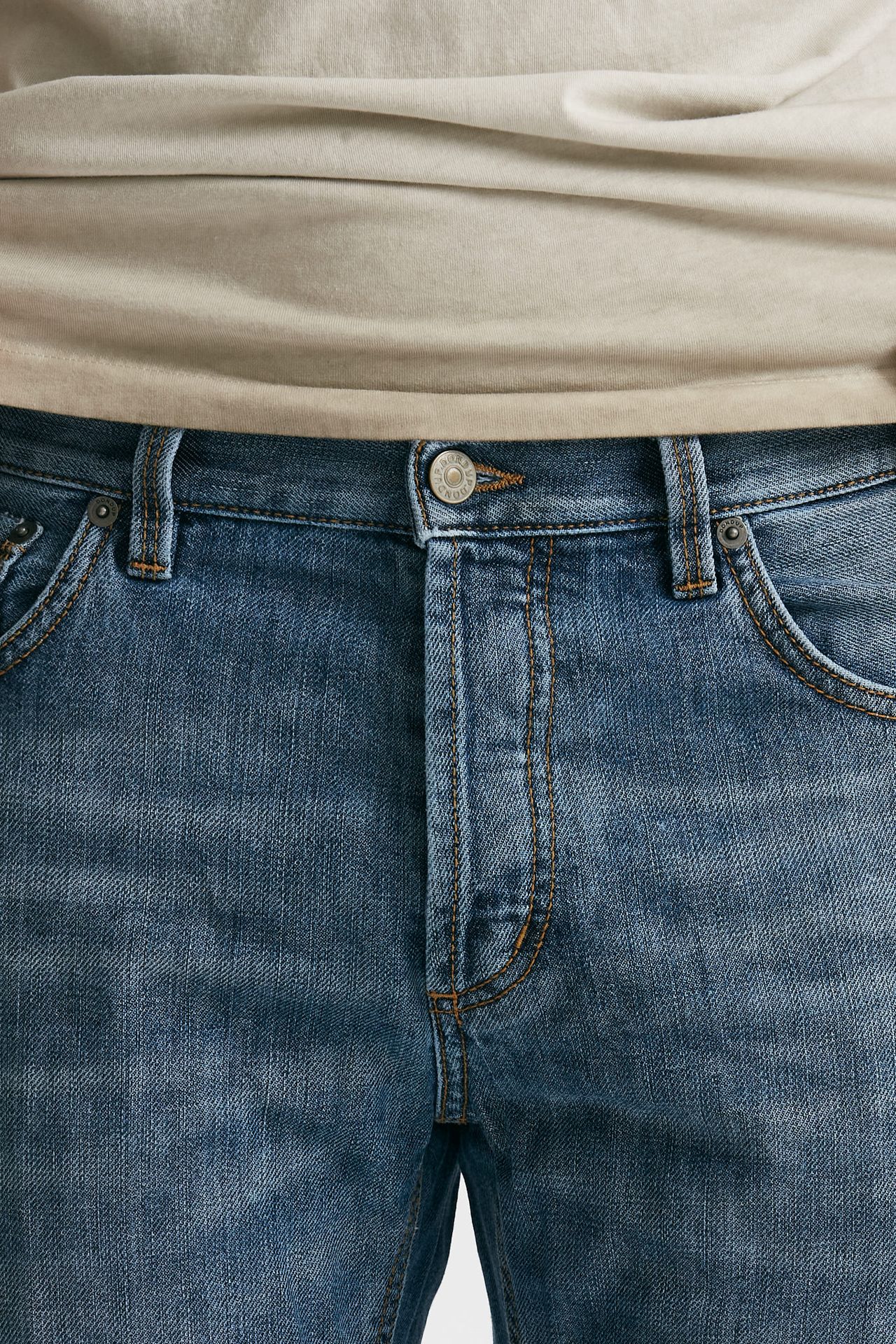 Jeans BRIGHTON lavaggio chiaro cotone fermo