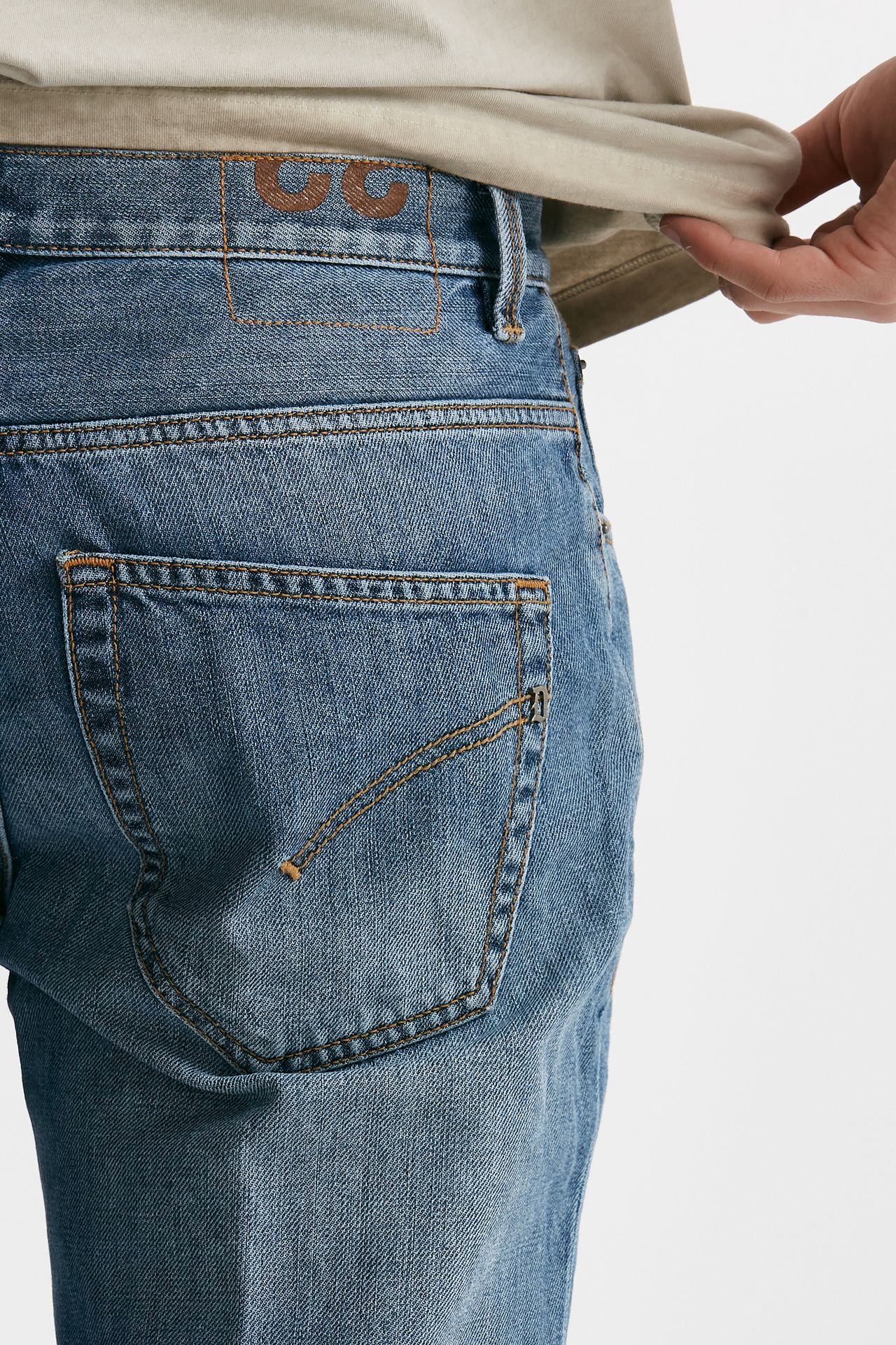 Jeans BRIGHTON lavaggio chiaro cotone fermo