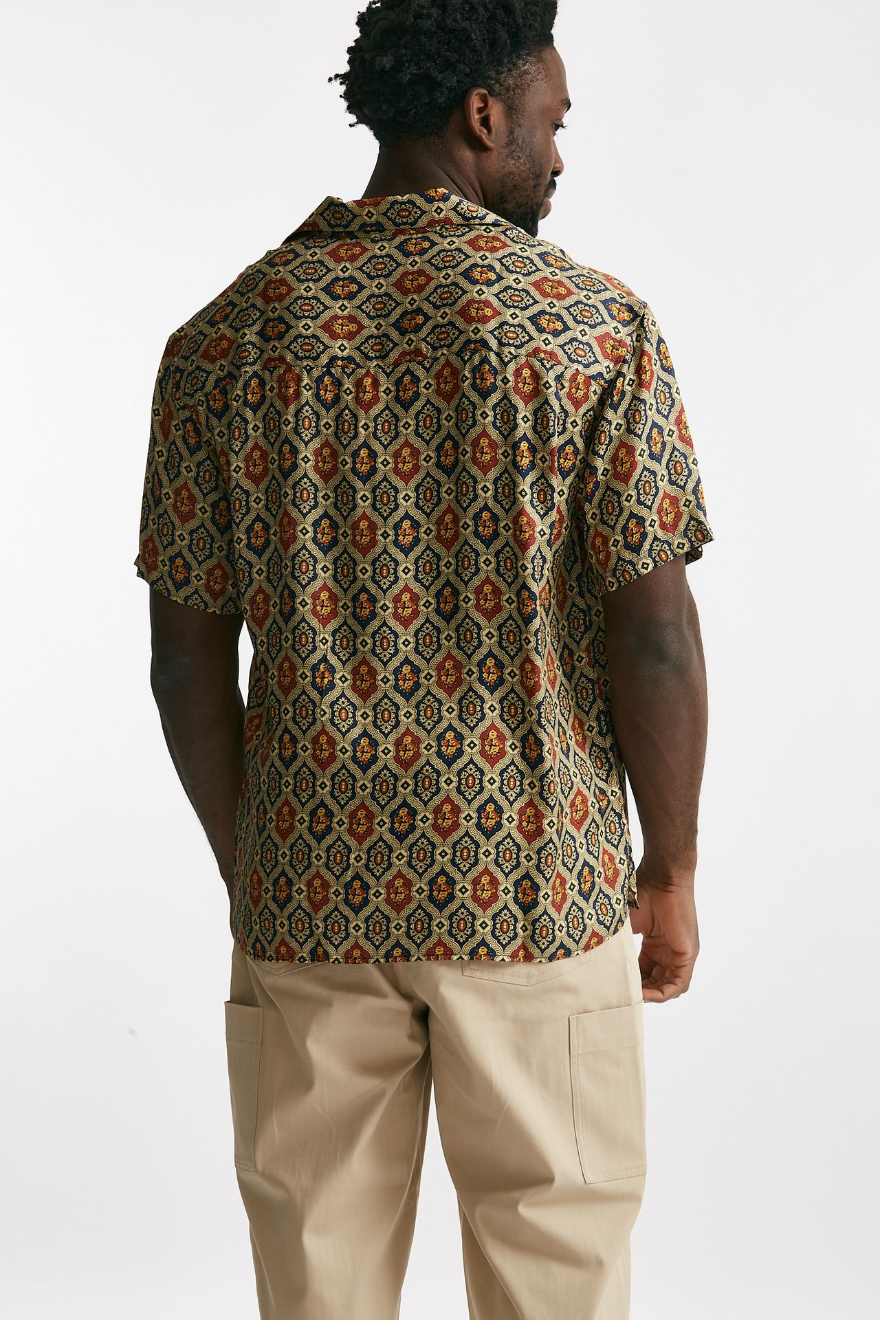 Camicia in viscosa multicolor