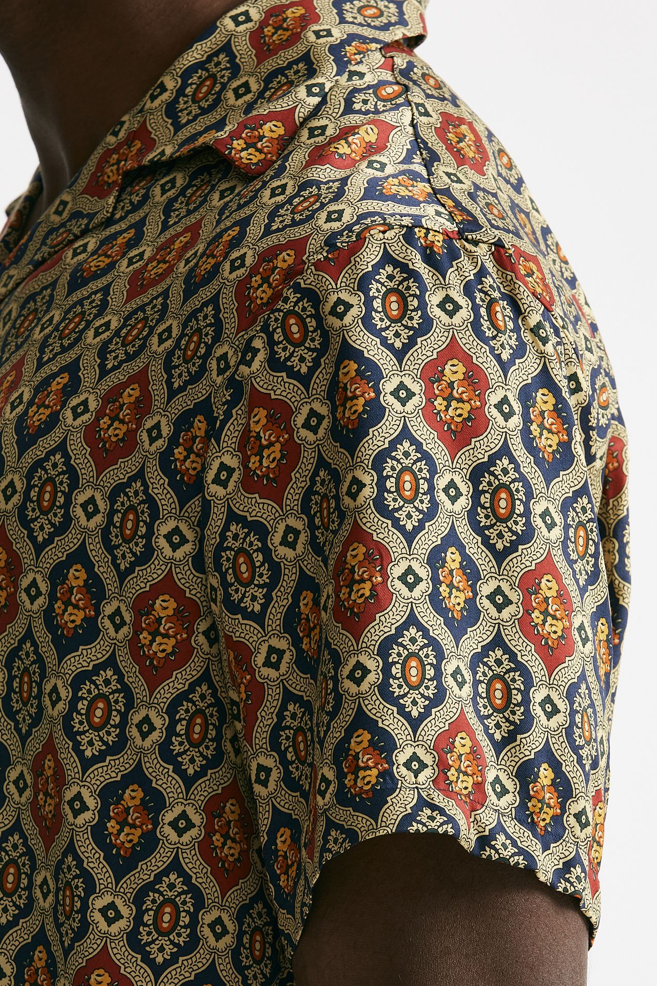 Camicia in viscosa multicolor