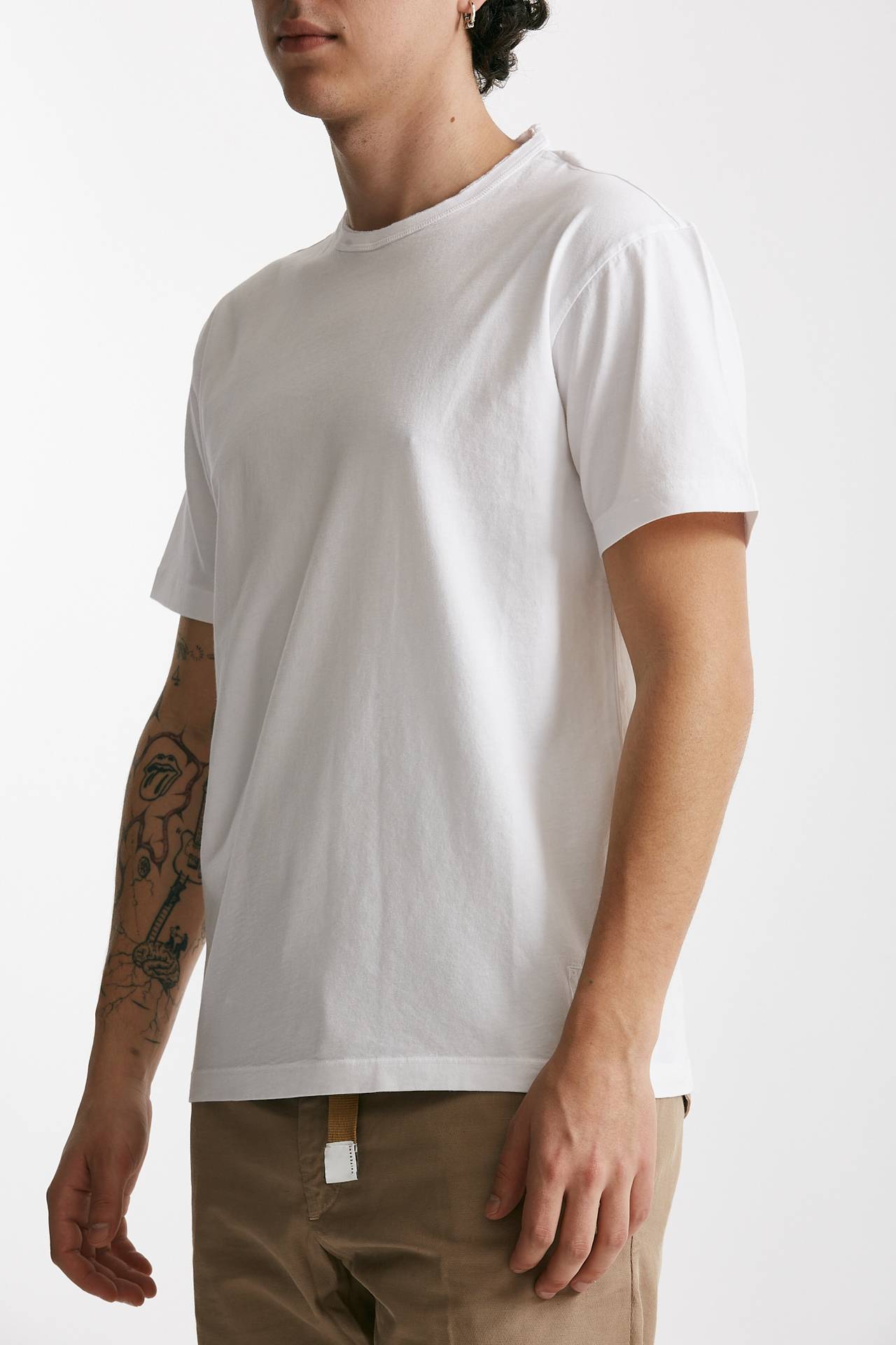 T-shirt in cotone bianco 