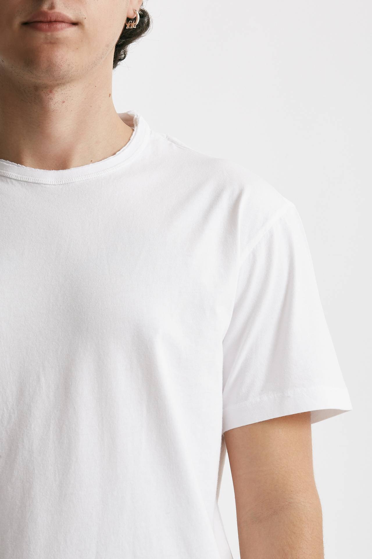 T-shirt in cotone bianco 