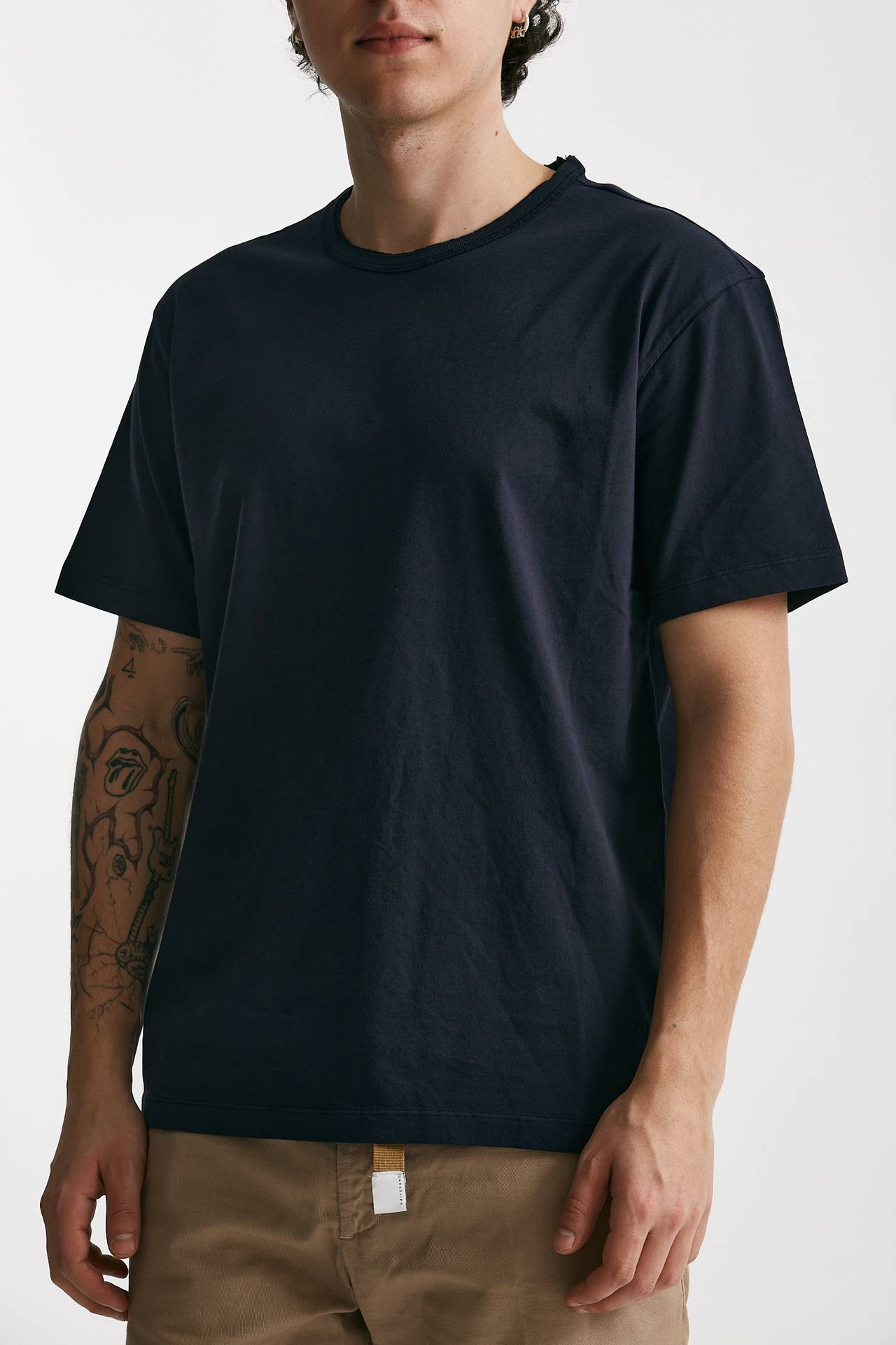 T-shirt in cotone blu 