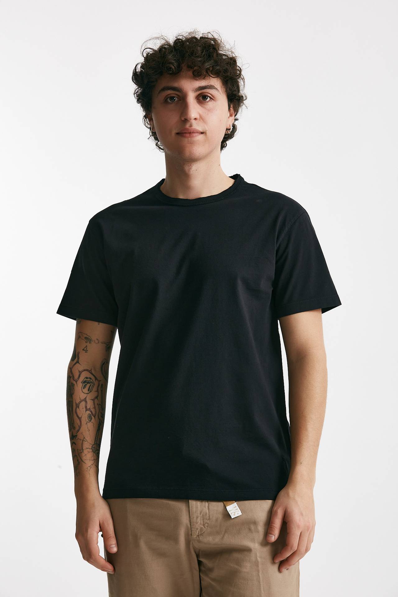 T-shirt in cotone nero