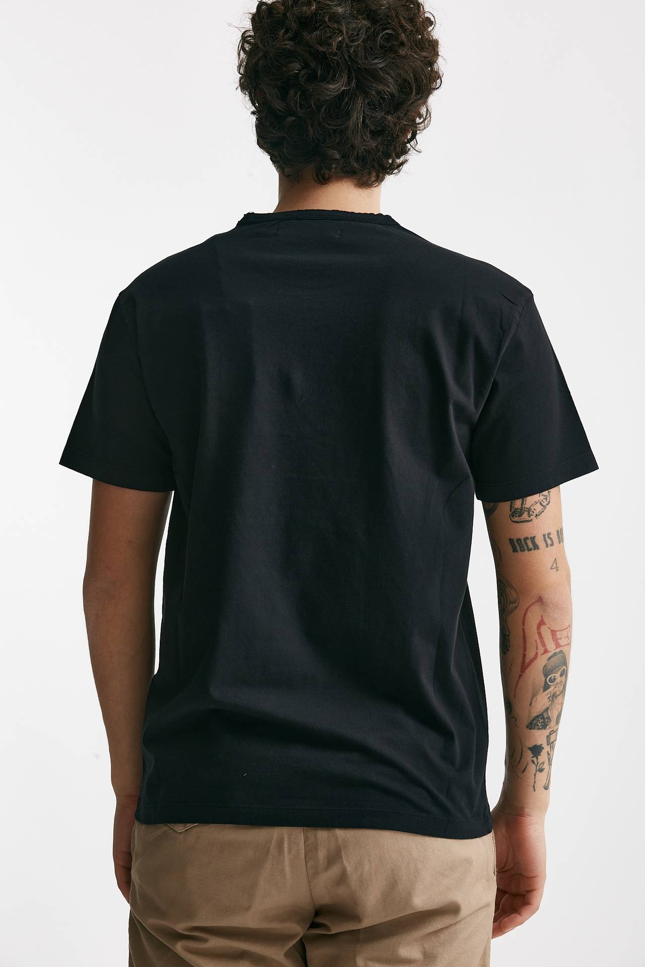T-shirt in cotone nero 