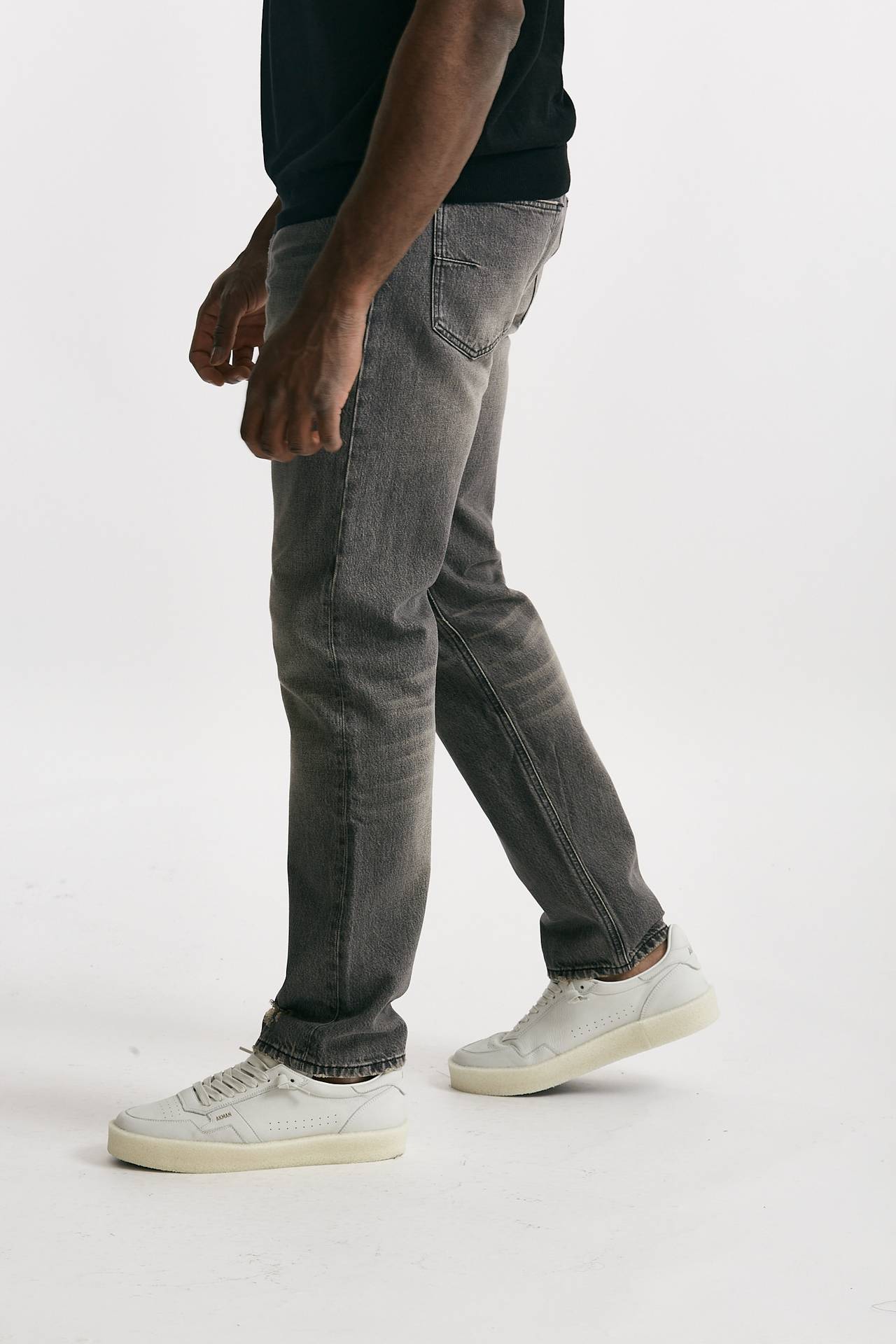 Jeans ARROW cotone grigio fermo stone washed