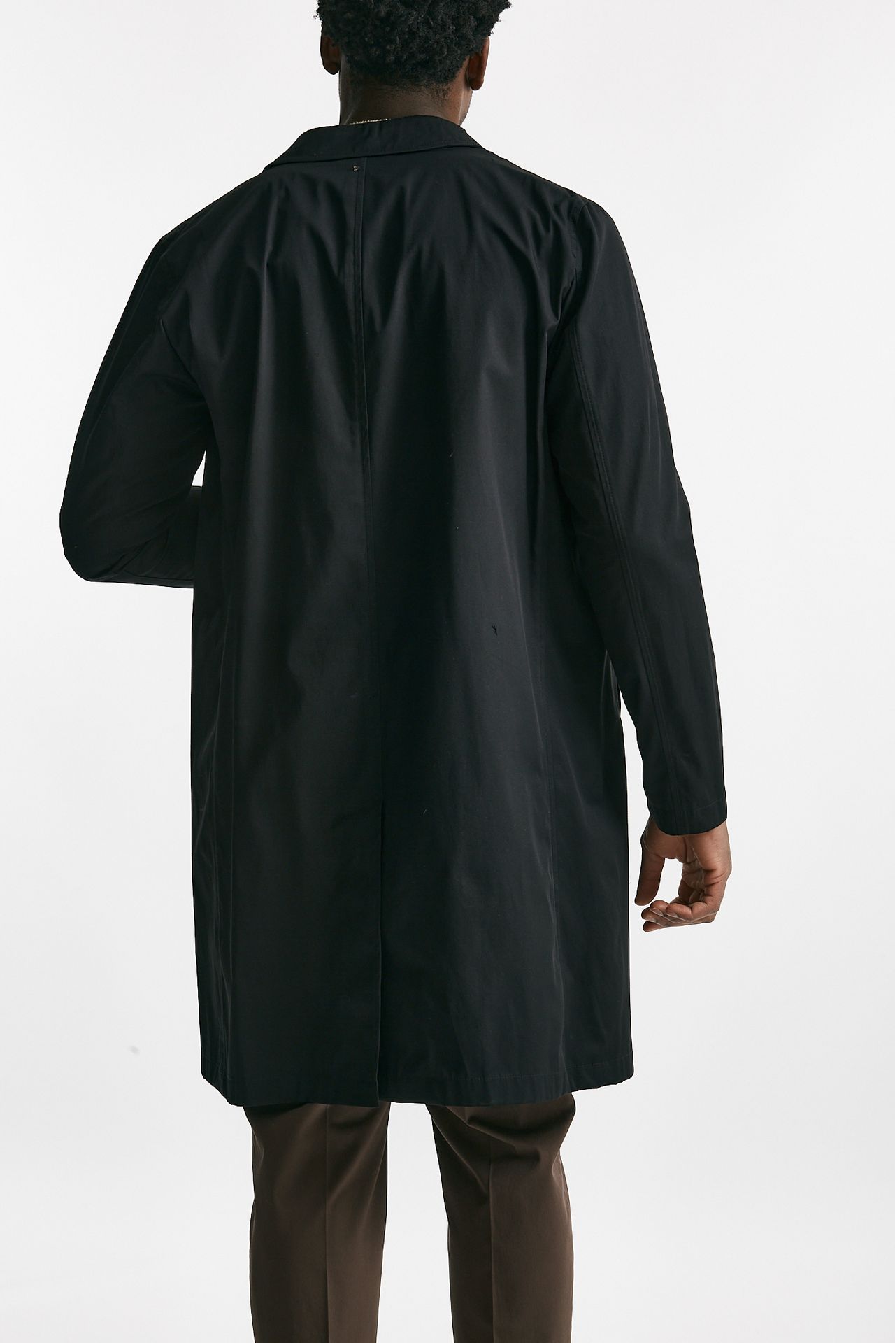 Soprabito in cotone nero