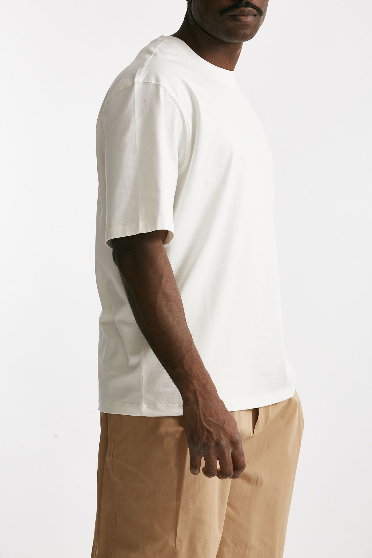 T-shirt in cotone bianco 