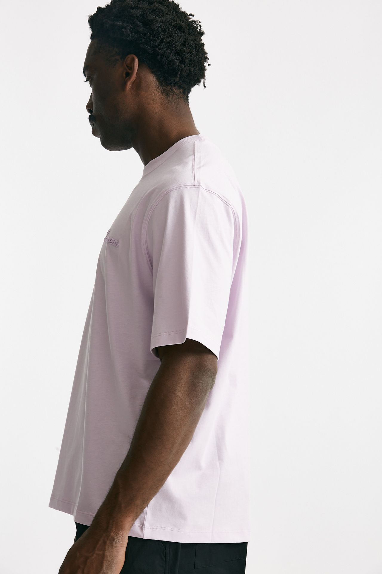 T-shirt in cotone lilla 