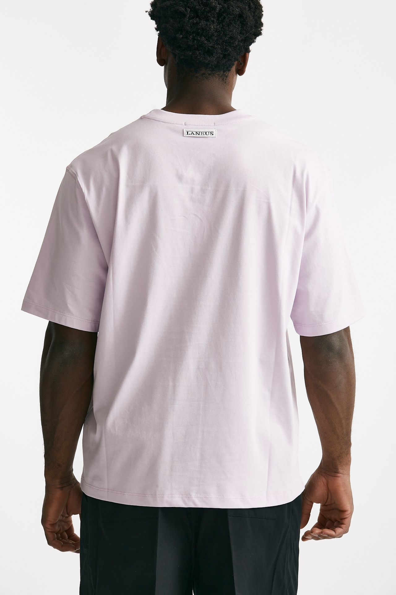 T-shirt in cotone lilla 