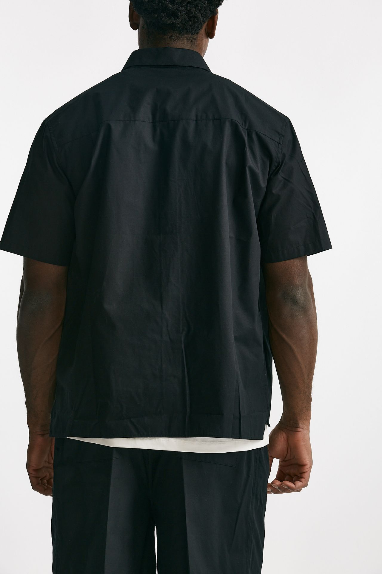 Camicia in cotone nero 