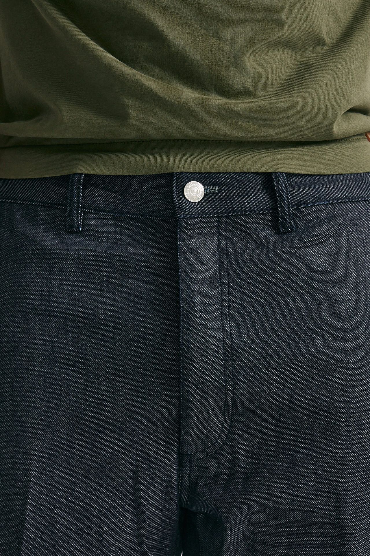 Pantalone chino TIM in denim bagnato