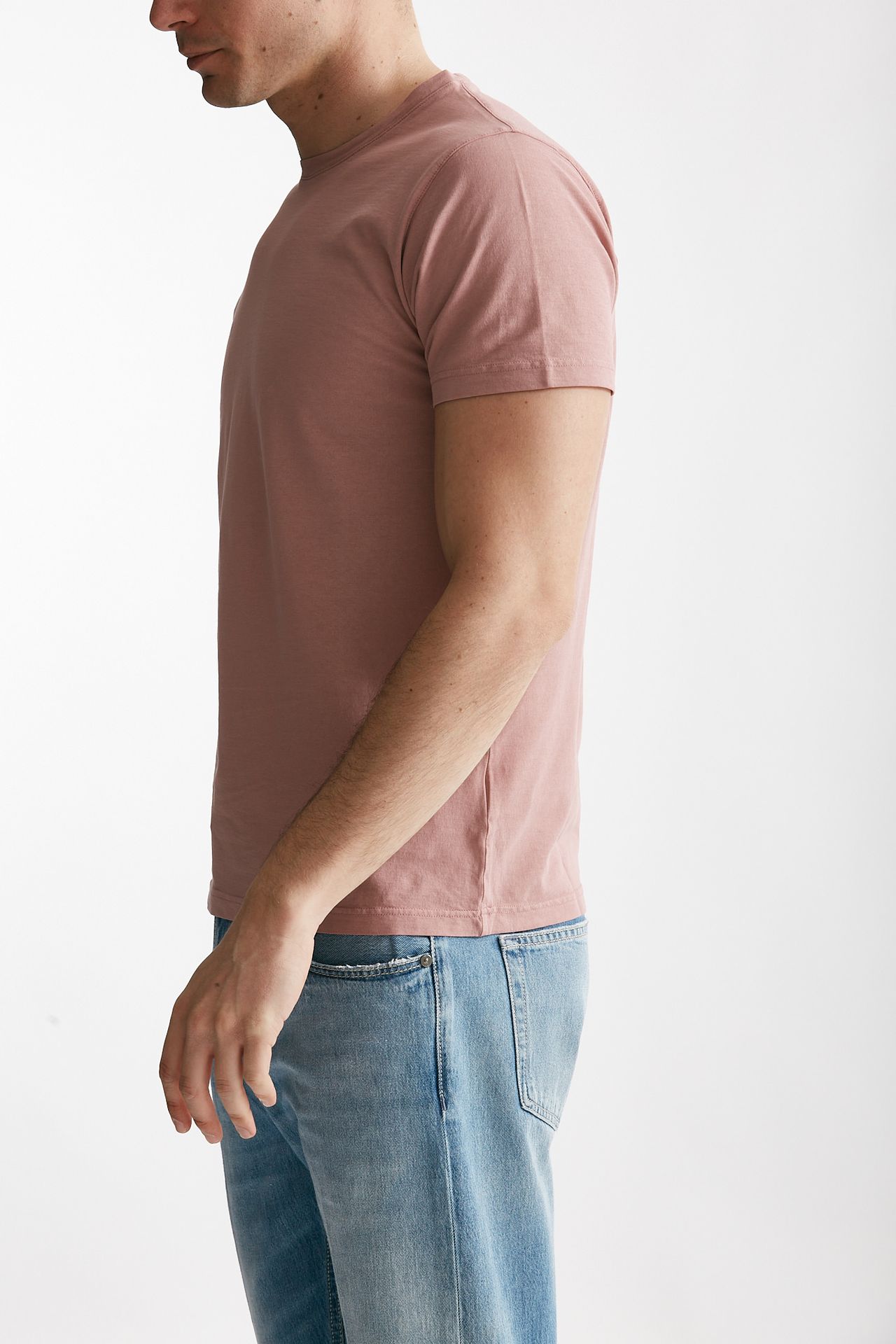 T shirt in cotone rosa