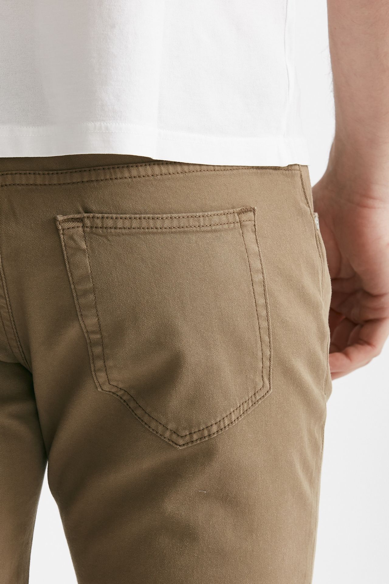 Jeans SWING cotone stretch cammello 