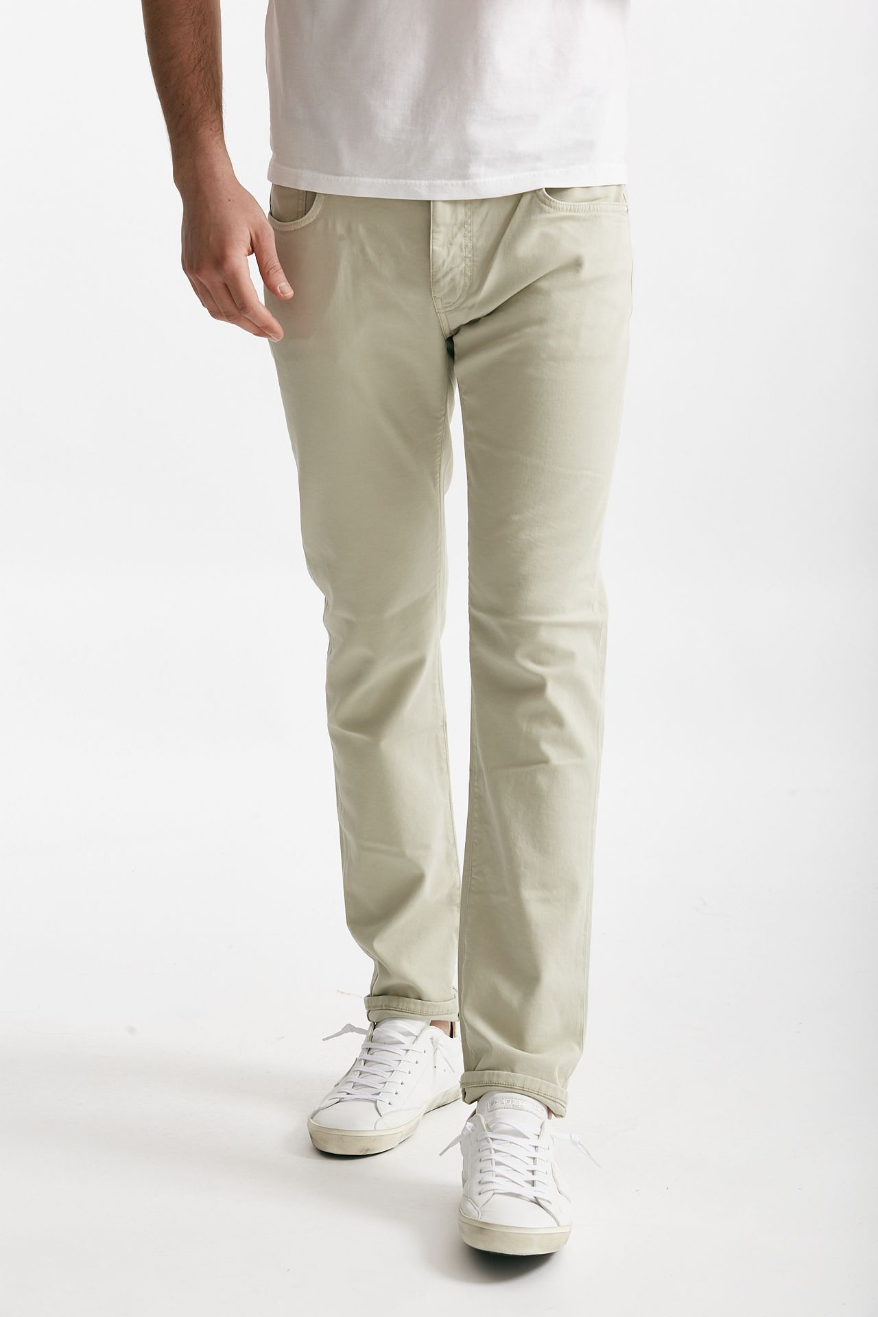Jeans SWING cotone stretch panna
