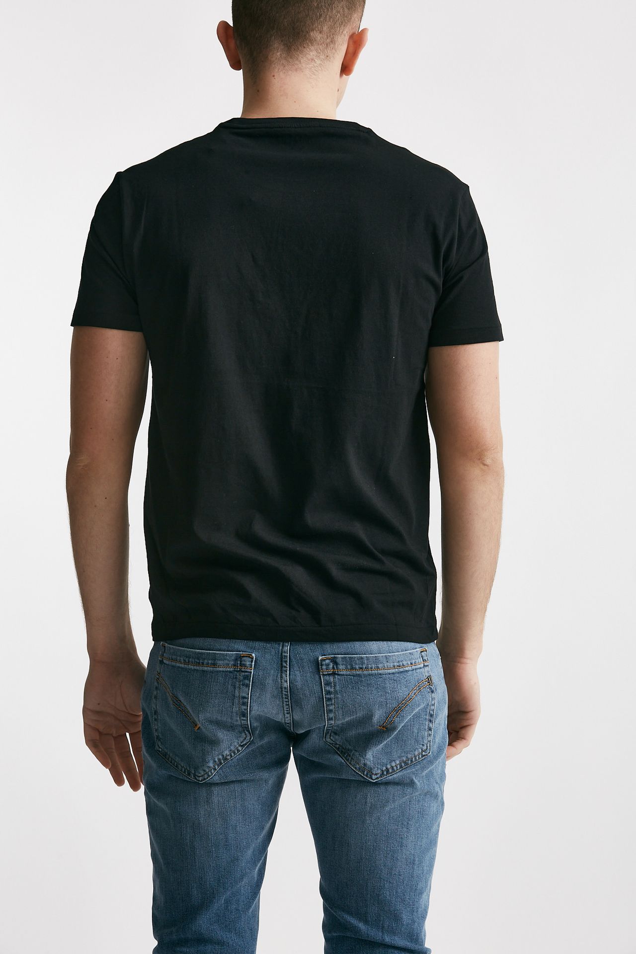 T-shirt in cotone nero