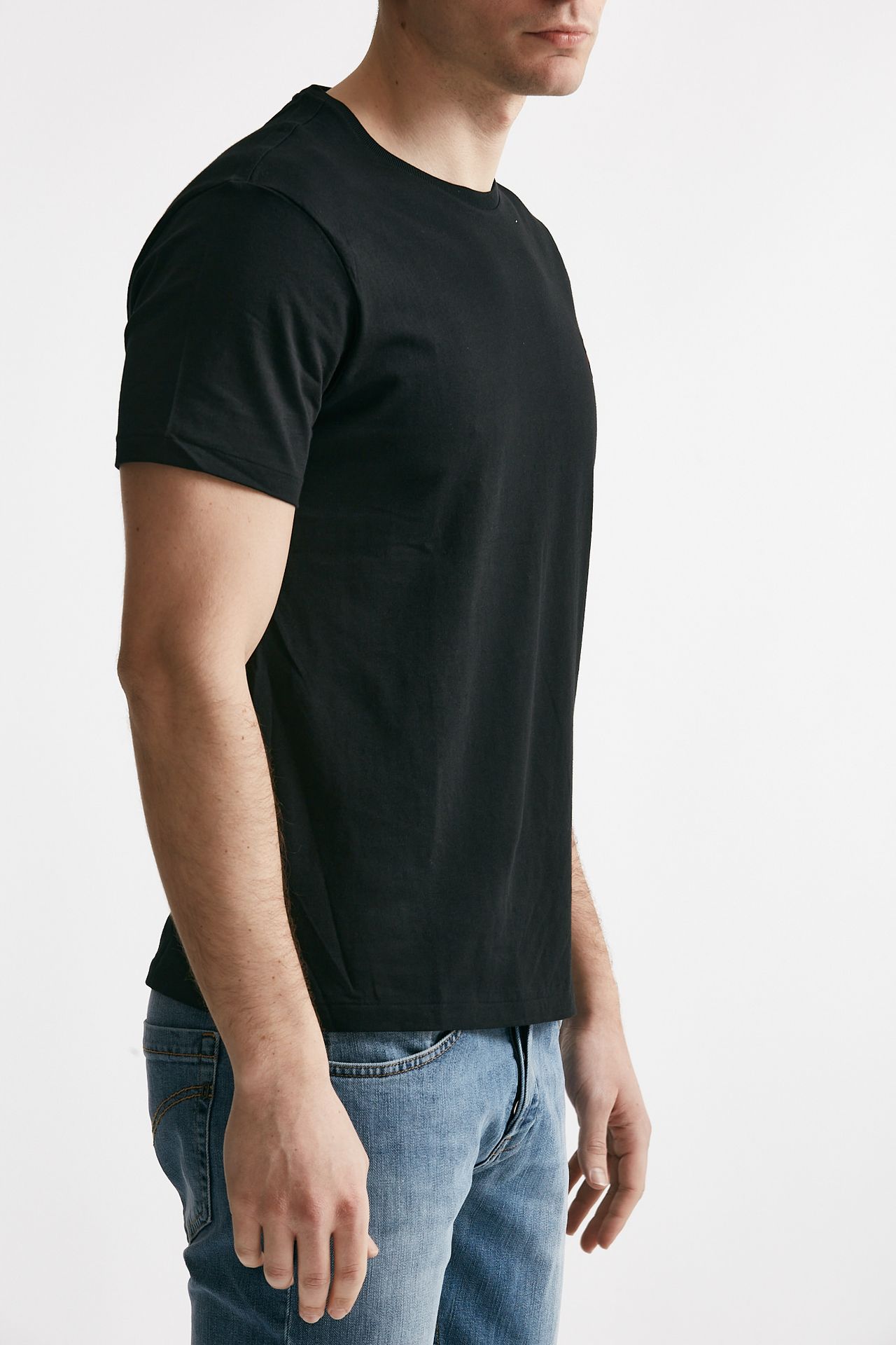 T-shirt in cotone nero