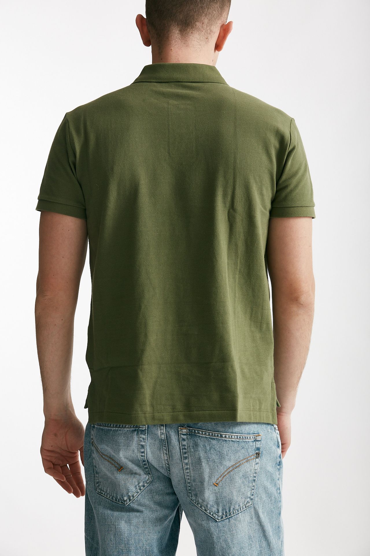 Polo in cotone piquet militare