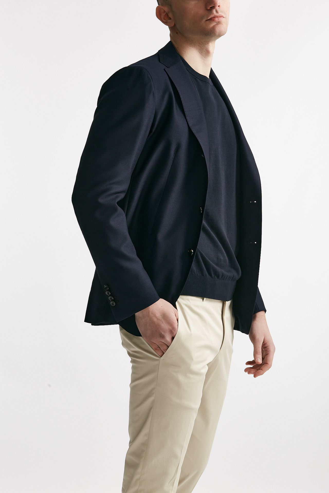 Giacca MONTECARLO blu in lana