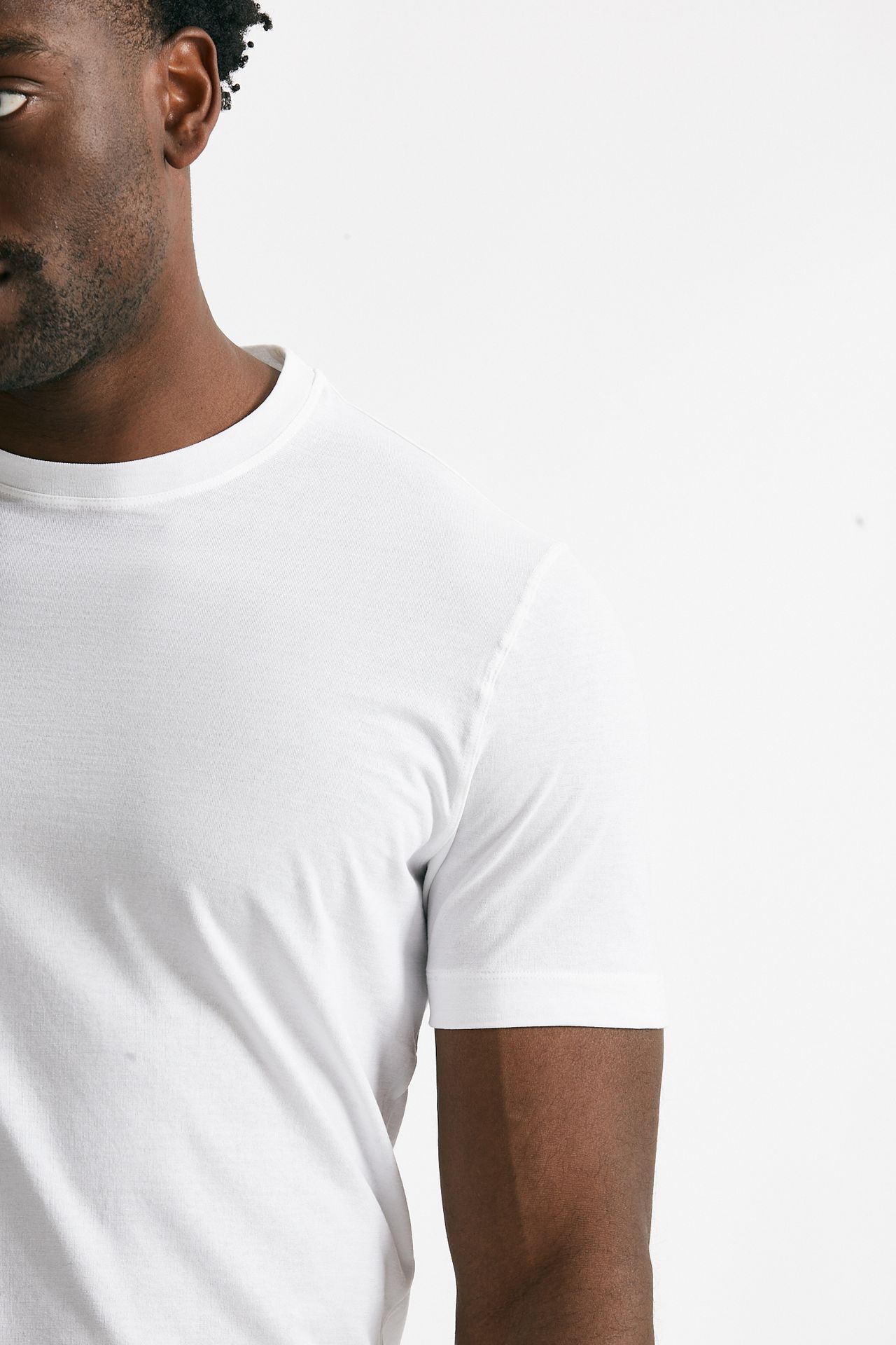 T shirt in cotone bianco Icecotton
