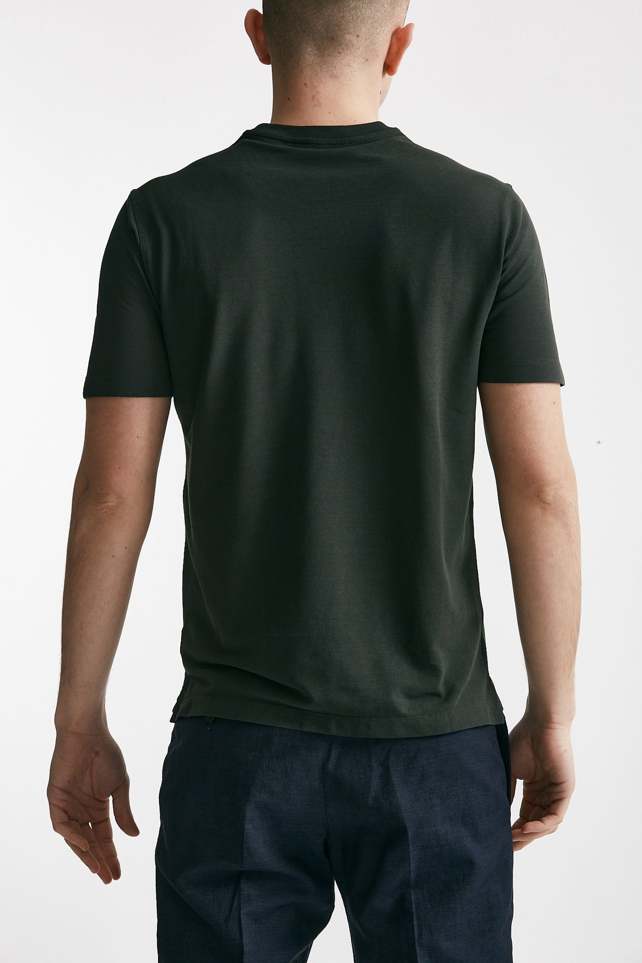 T shirt in cotone verdone Icecotton