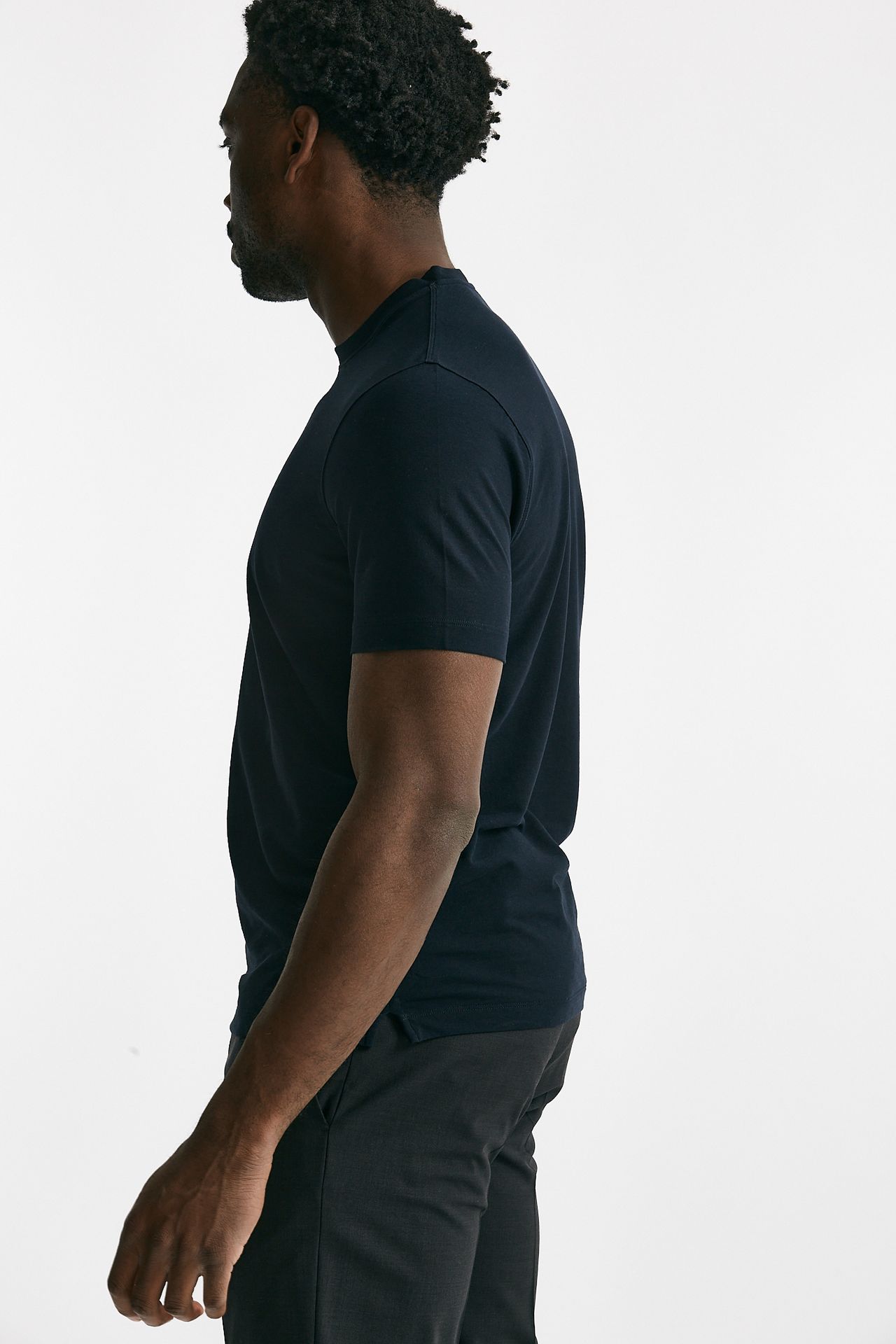 T shirt in cotone blu Icecotton