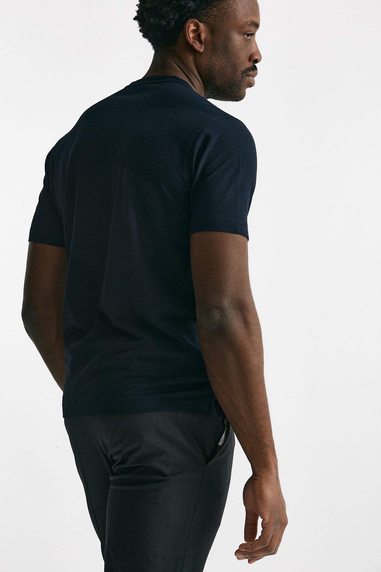 T shirt in cotone blu Icecotton