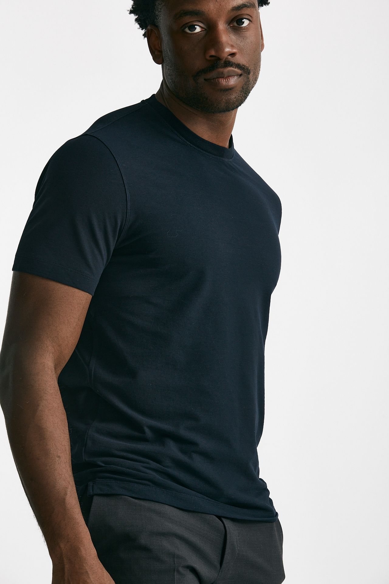 T shirt in cotone blu Icecotton
